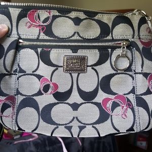 Coach cross body purse.
